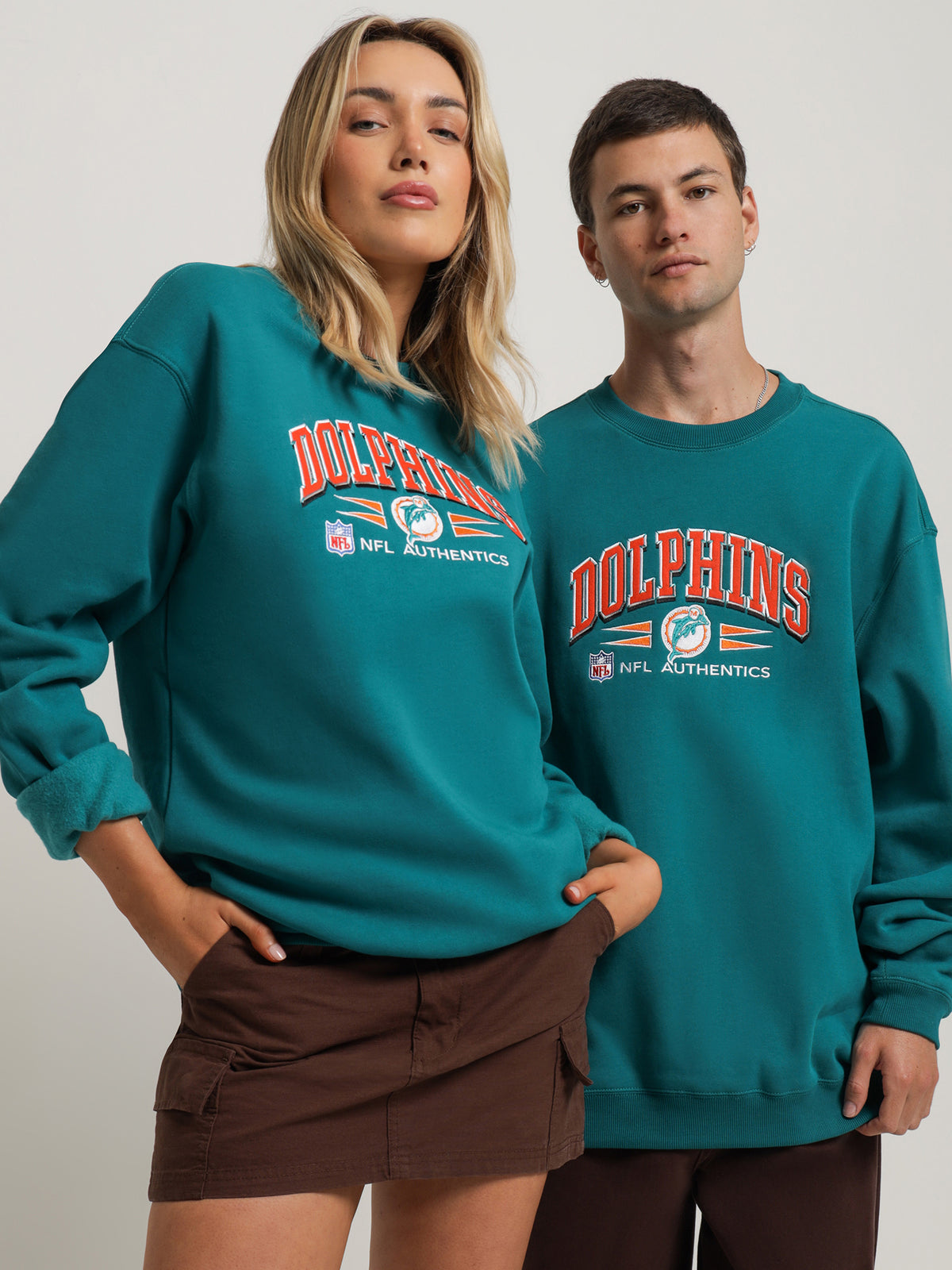 Miami Dolphins Crew in Teal