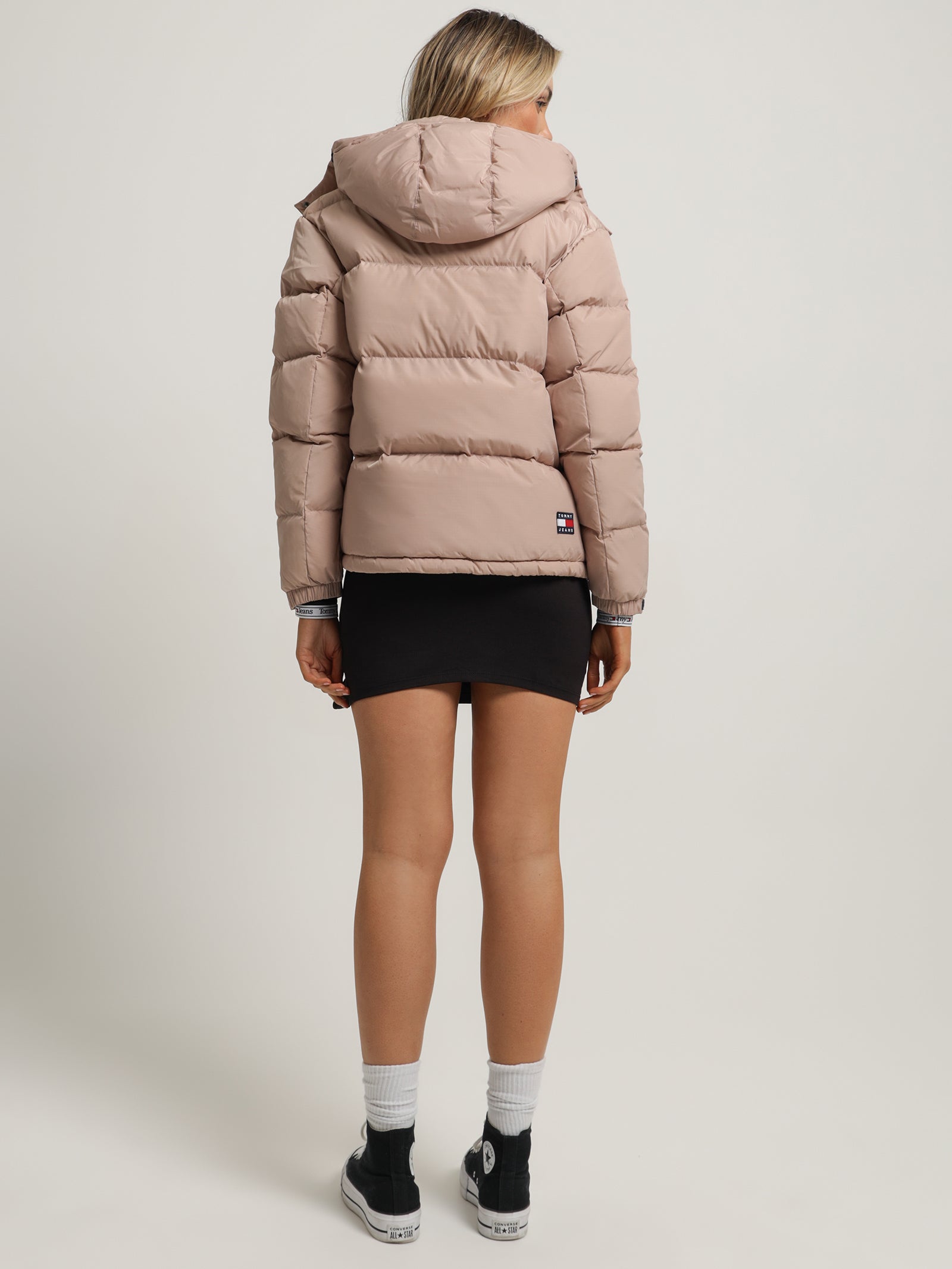 Badge Hooded Alaska Puffer Jacket