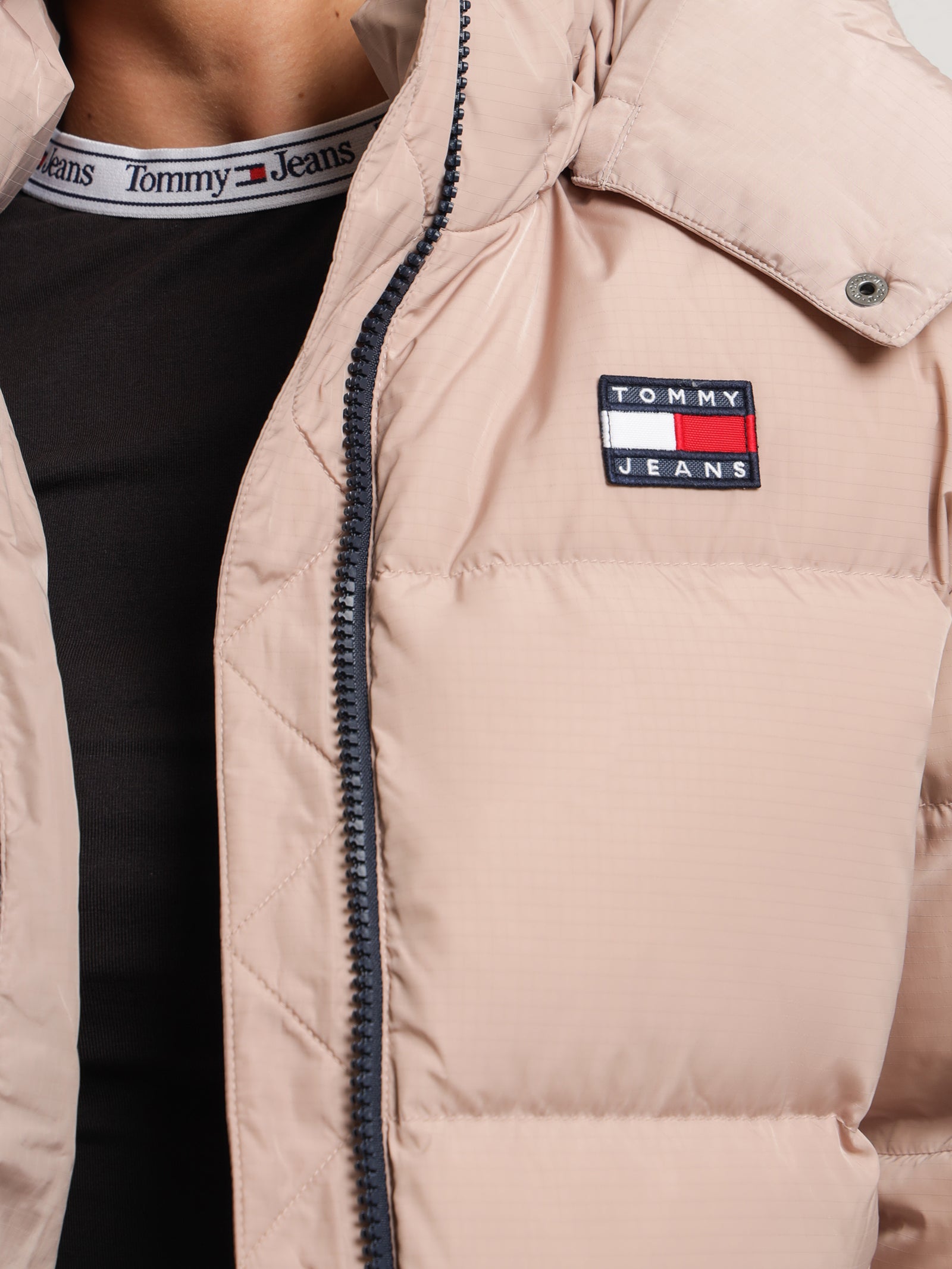 Badge Hooded Alaska Puffer Jacket