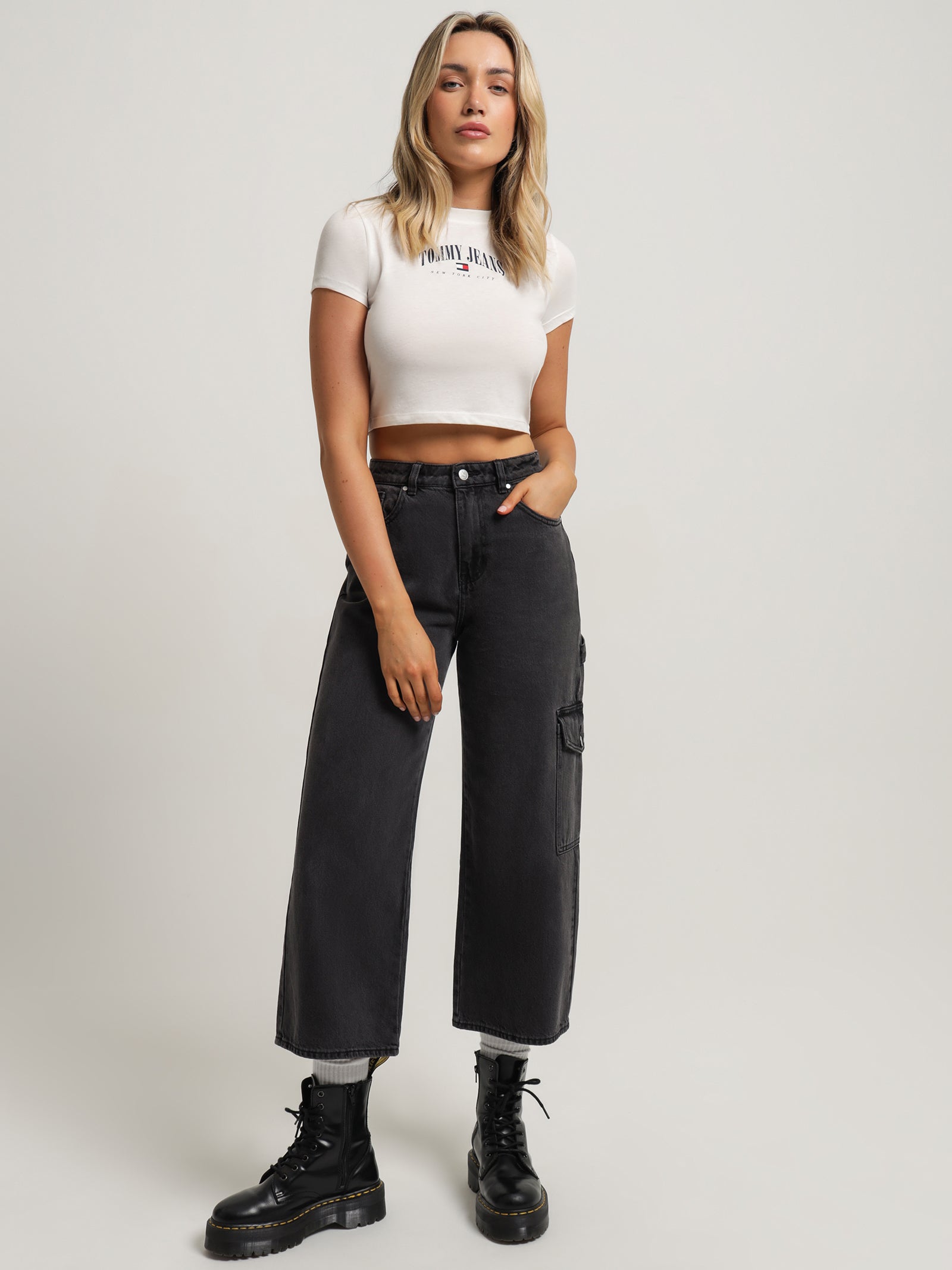 Baby Crop Essential Logo T-Shirt