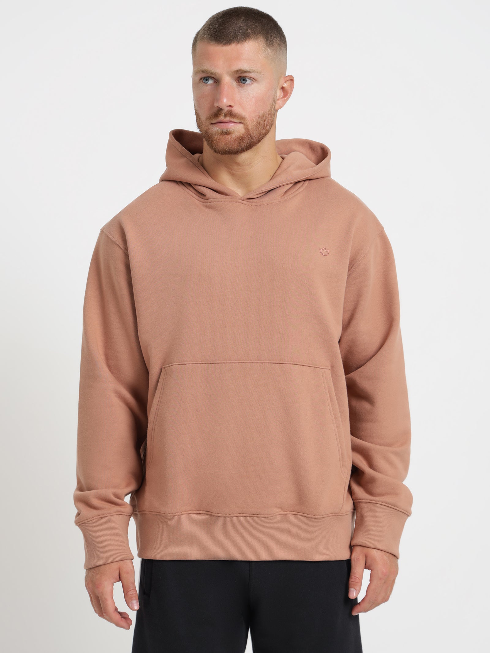 Adicolor Contempo French Terry Hoodie in Clay - Glue Store