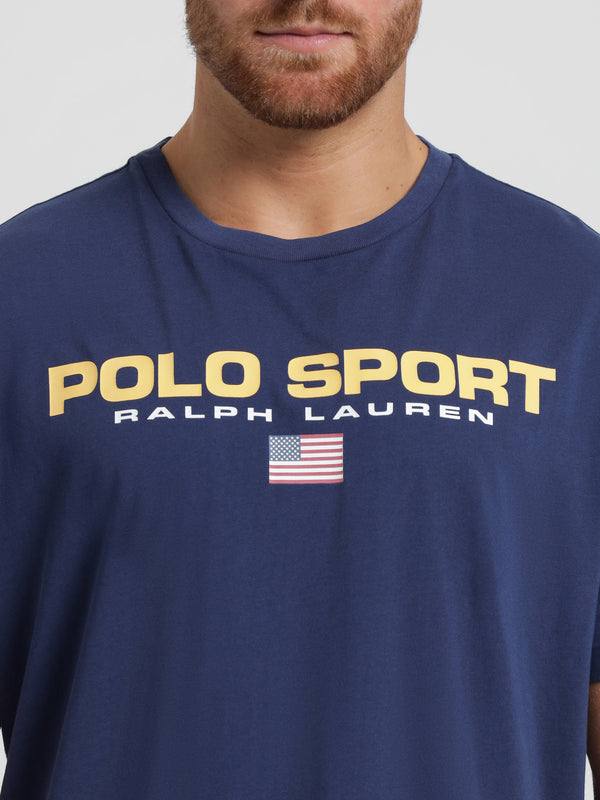 Polo Sport Jersey T-Shirt in Cobalt - Glue Store