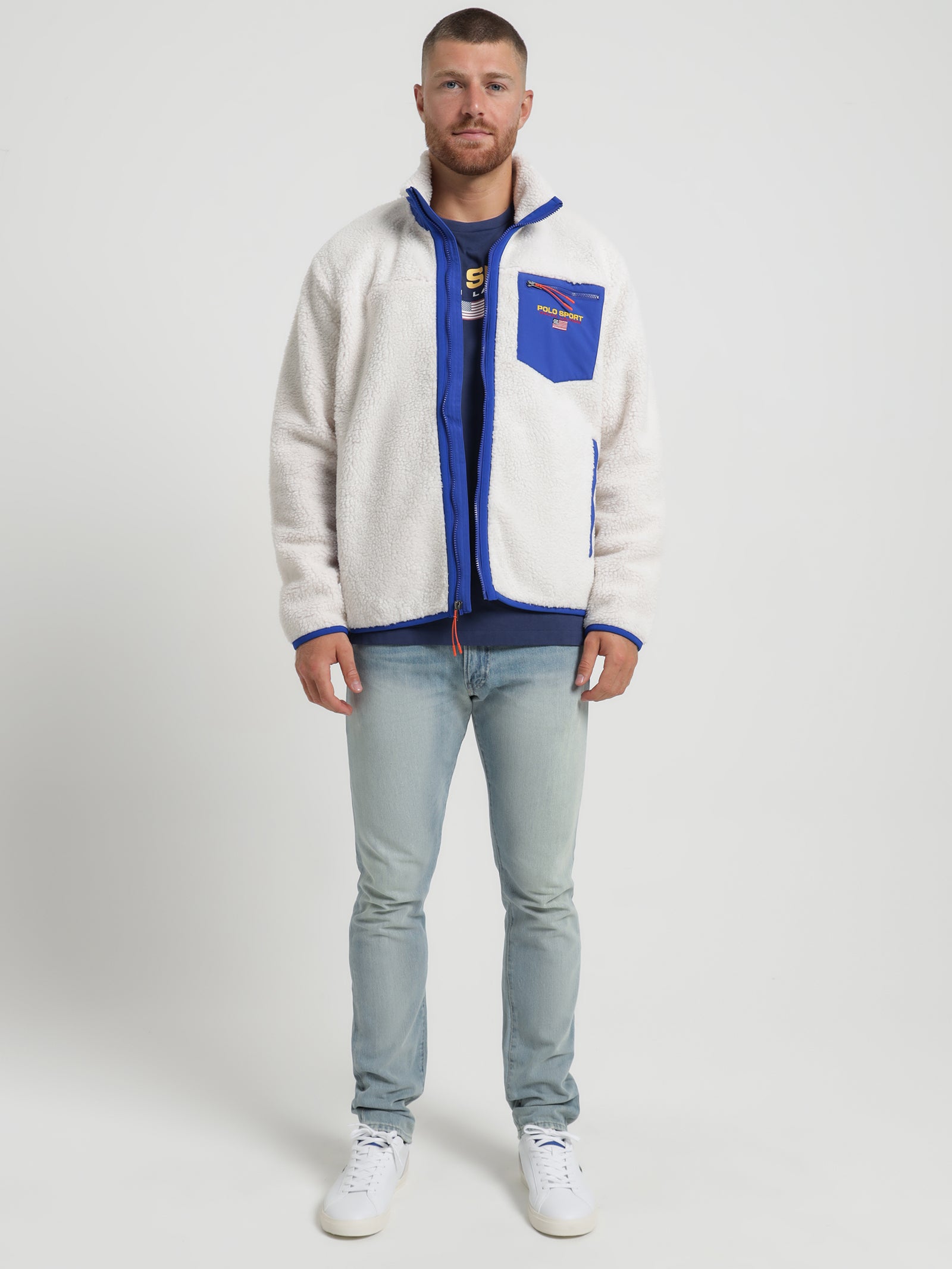 Bonded Polo Sport Pile Fleece