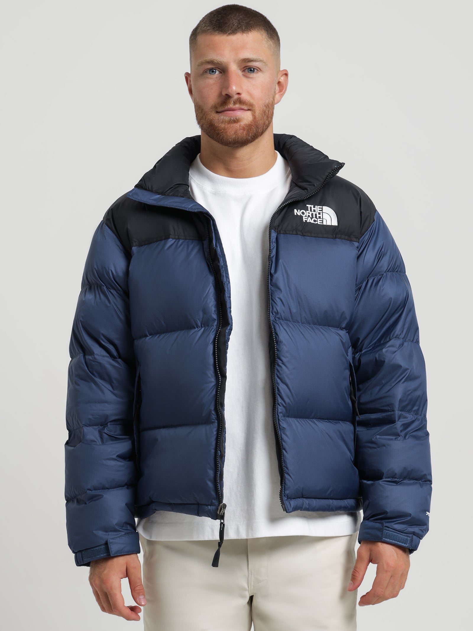 Nuptse 1996 Blue Black North Face Puffer Men's 1996 Retro Nuptse