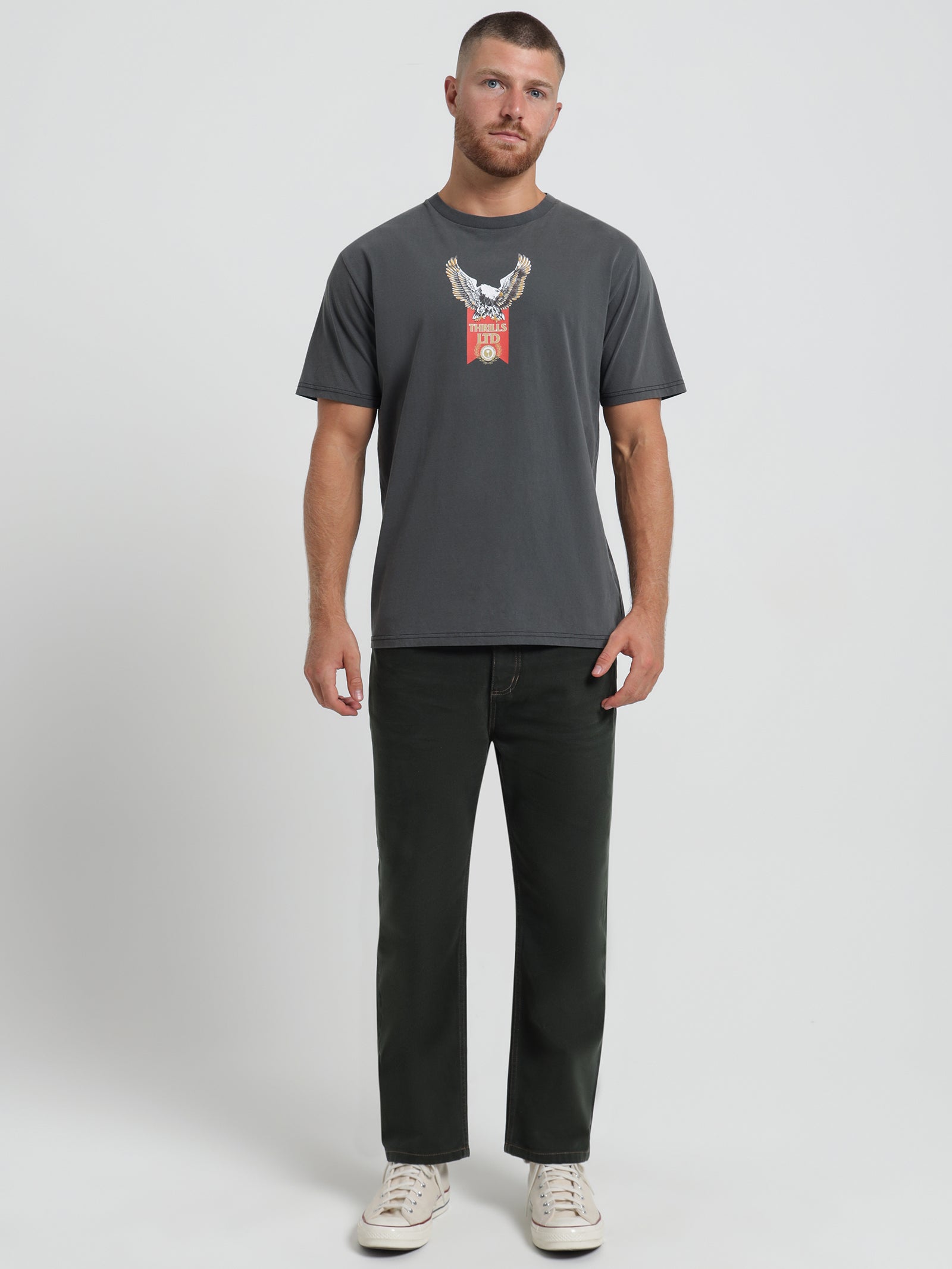 Thrills All For One Merch Fit T-Shirt Black | Glue Store
