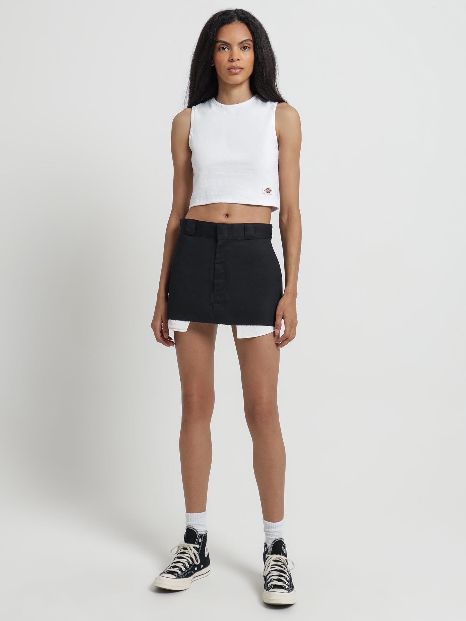 Dickies Essential Rib Tank White | Glue Store