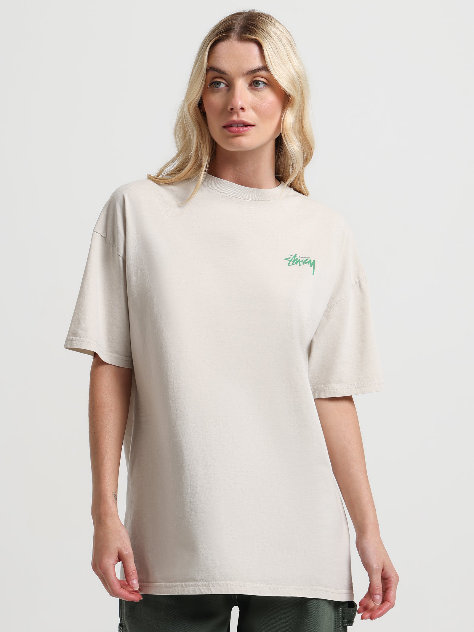 Elation Relaxed T-Shirt in White Sand - Glue Store