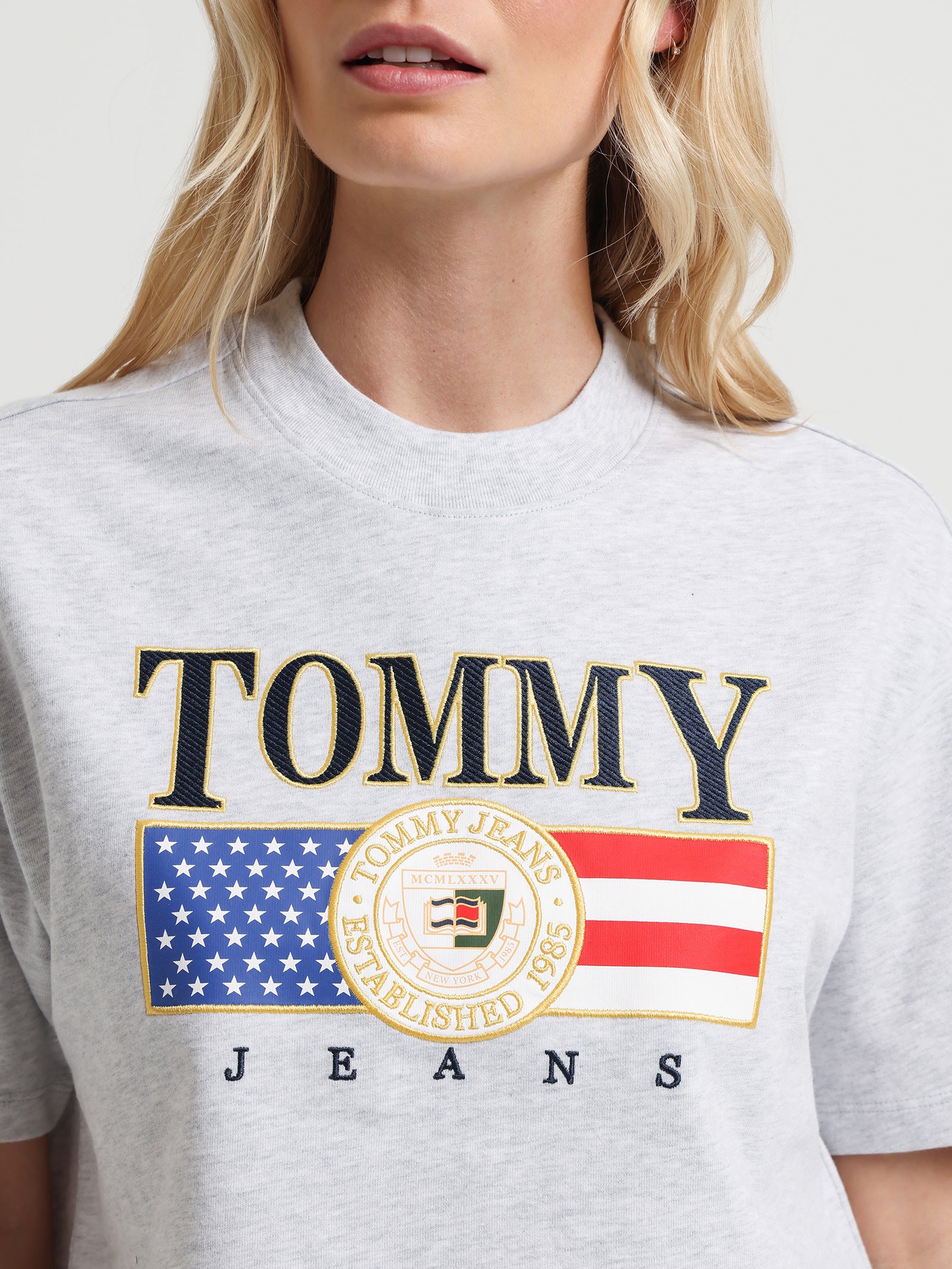 Logo Brushed Jersey Crop Top