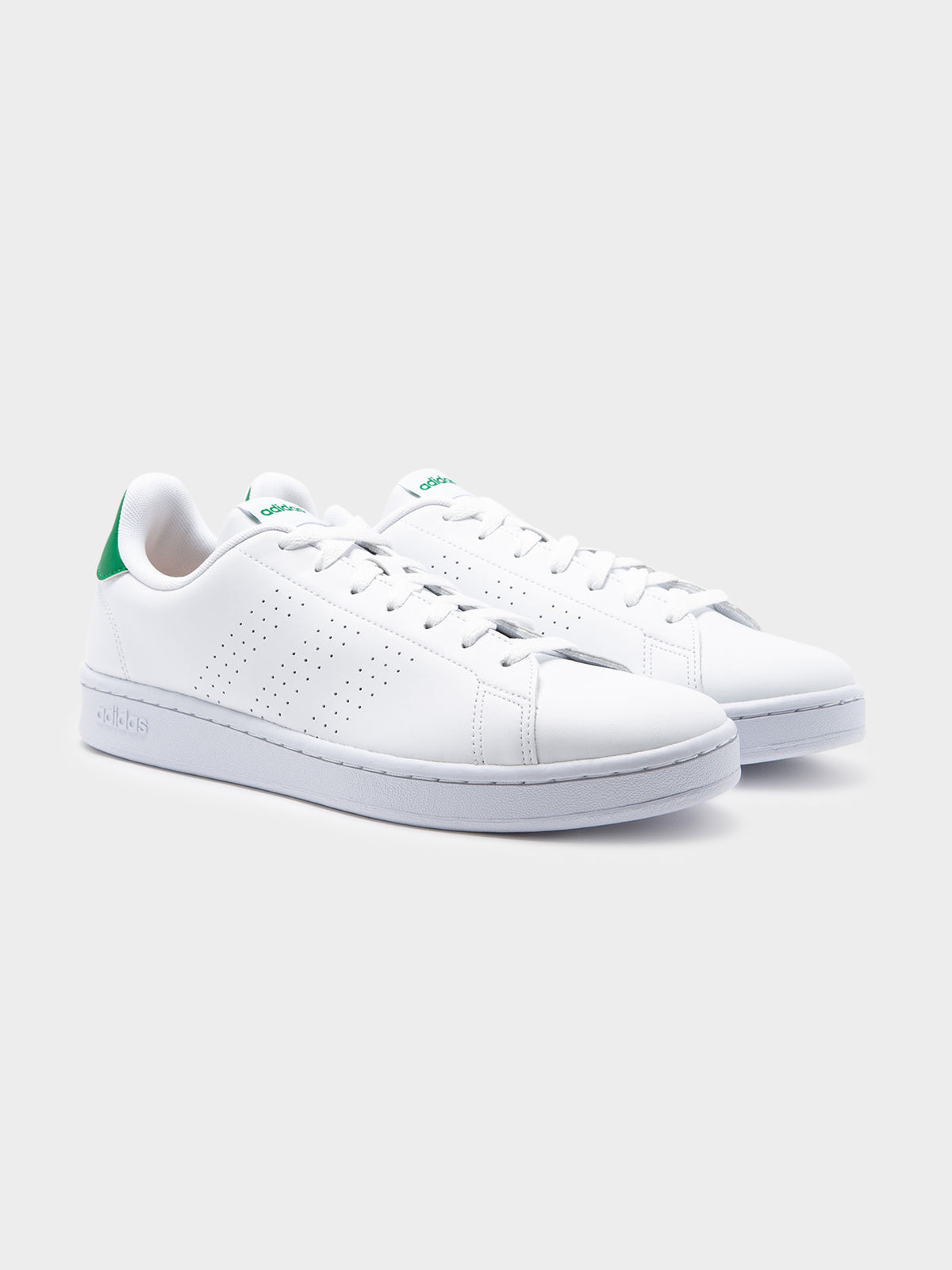 Mens Advantage Shoes in Cloud White &amp; Green