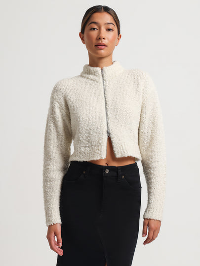 Amber Knit Bomber