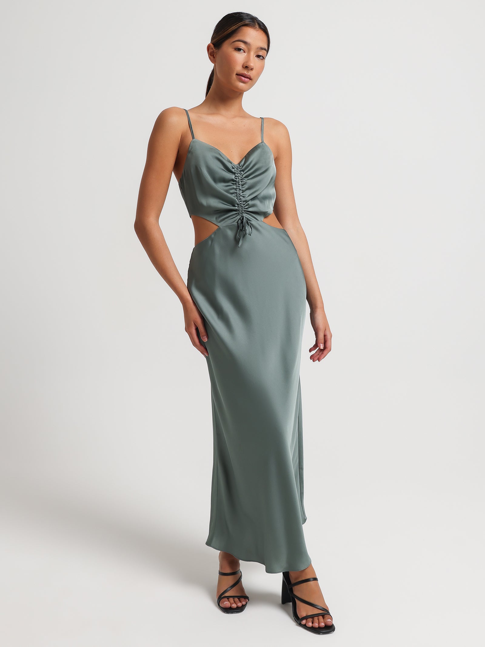 Tamara Ruched Midi Dress