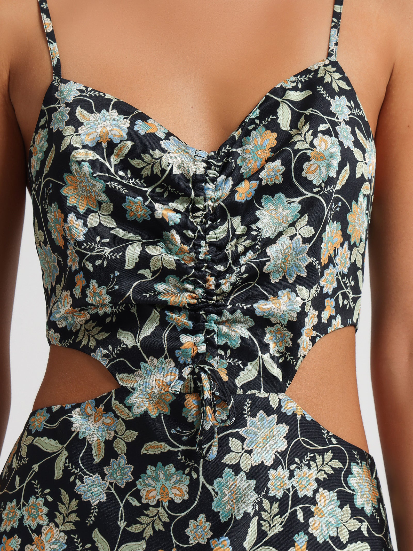 Juliet Ruched Midi Dress