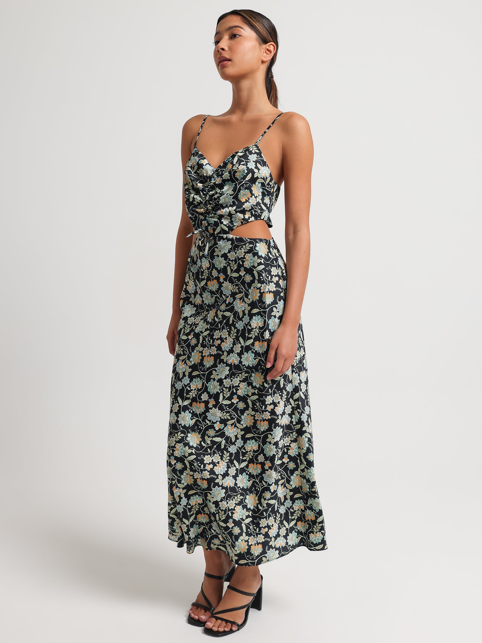 Juliet Ruched Midi Dress