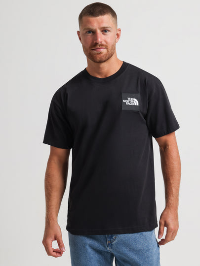 Short Sleeve Heavyweight Box T-Shirt in TNF Black