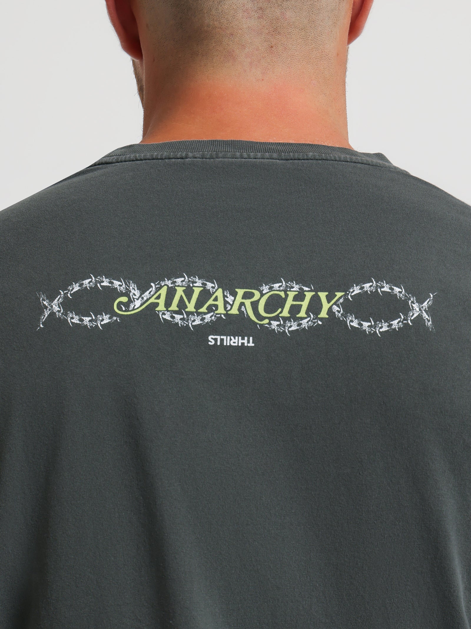 Thrills Tribute To Anarchy Merch Fit T-Shirt Black