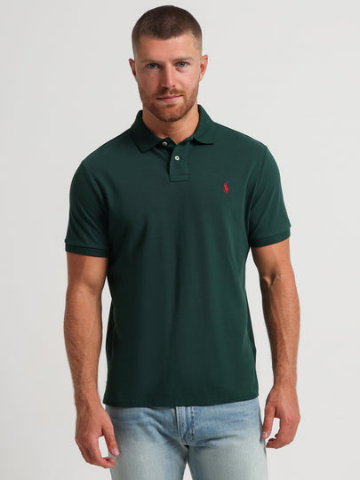 Classic Fit Mesh Polo Shirt