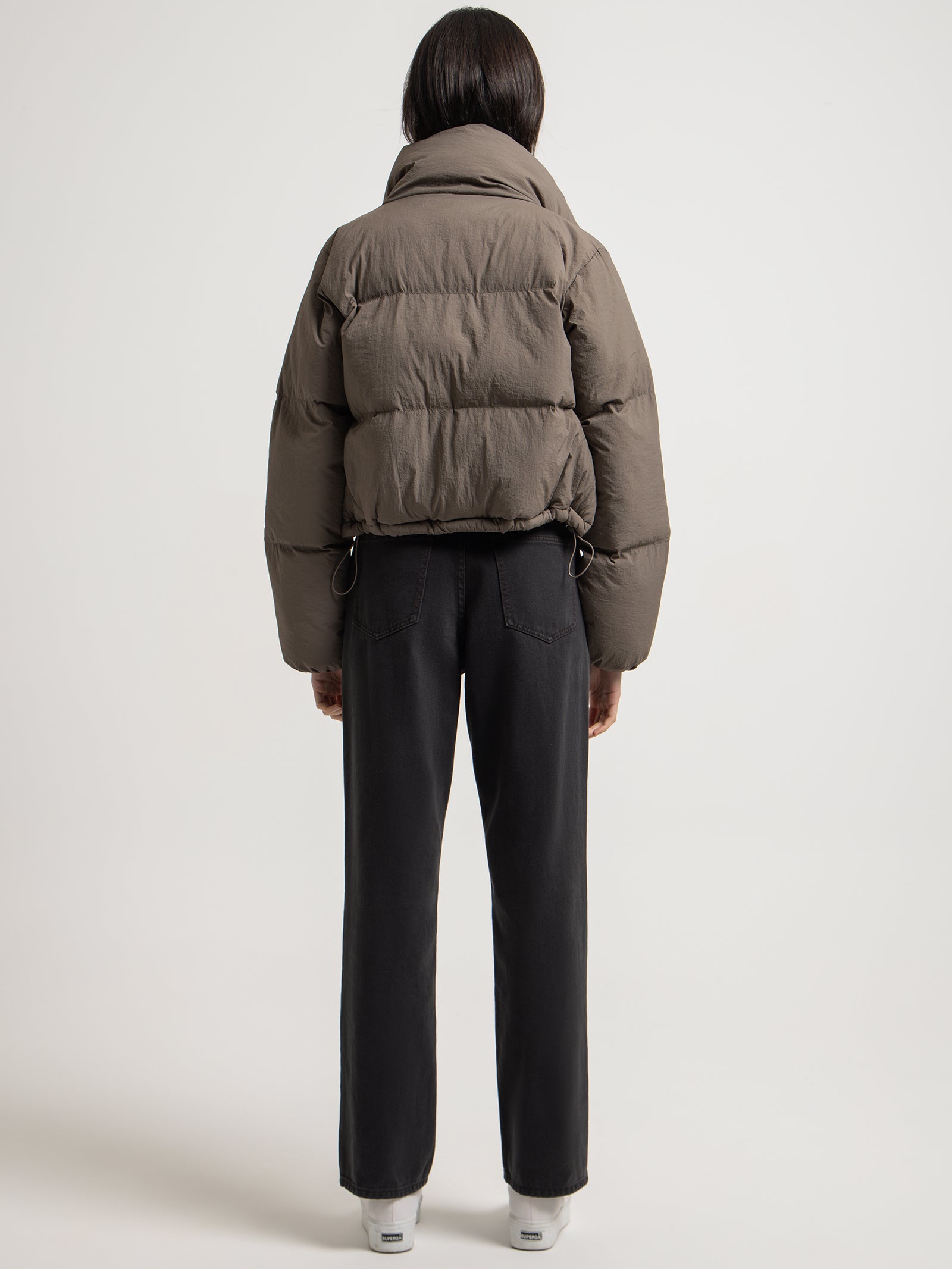 Topher Puffer Jacket in Ash