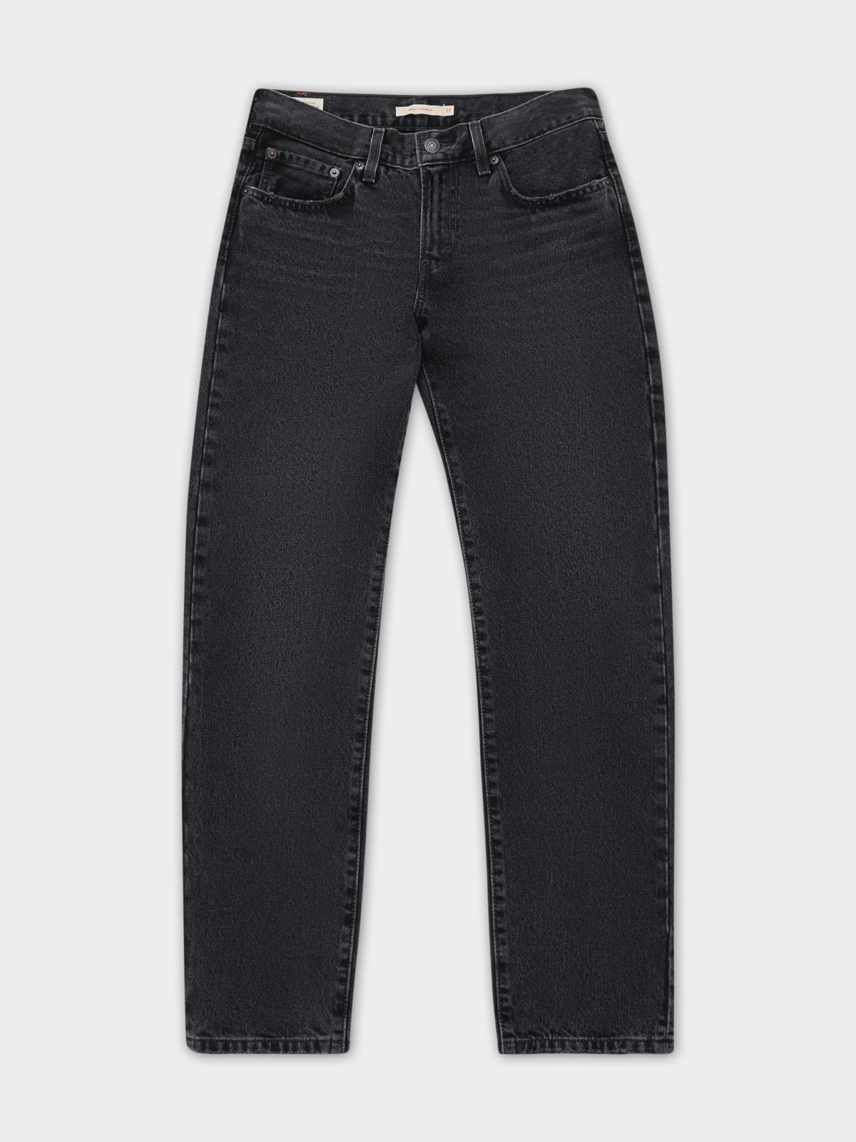 Levis Middy Straight Jeans | Washed Black