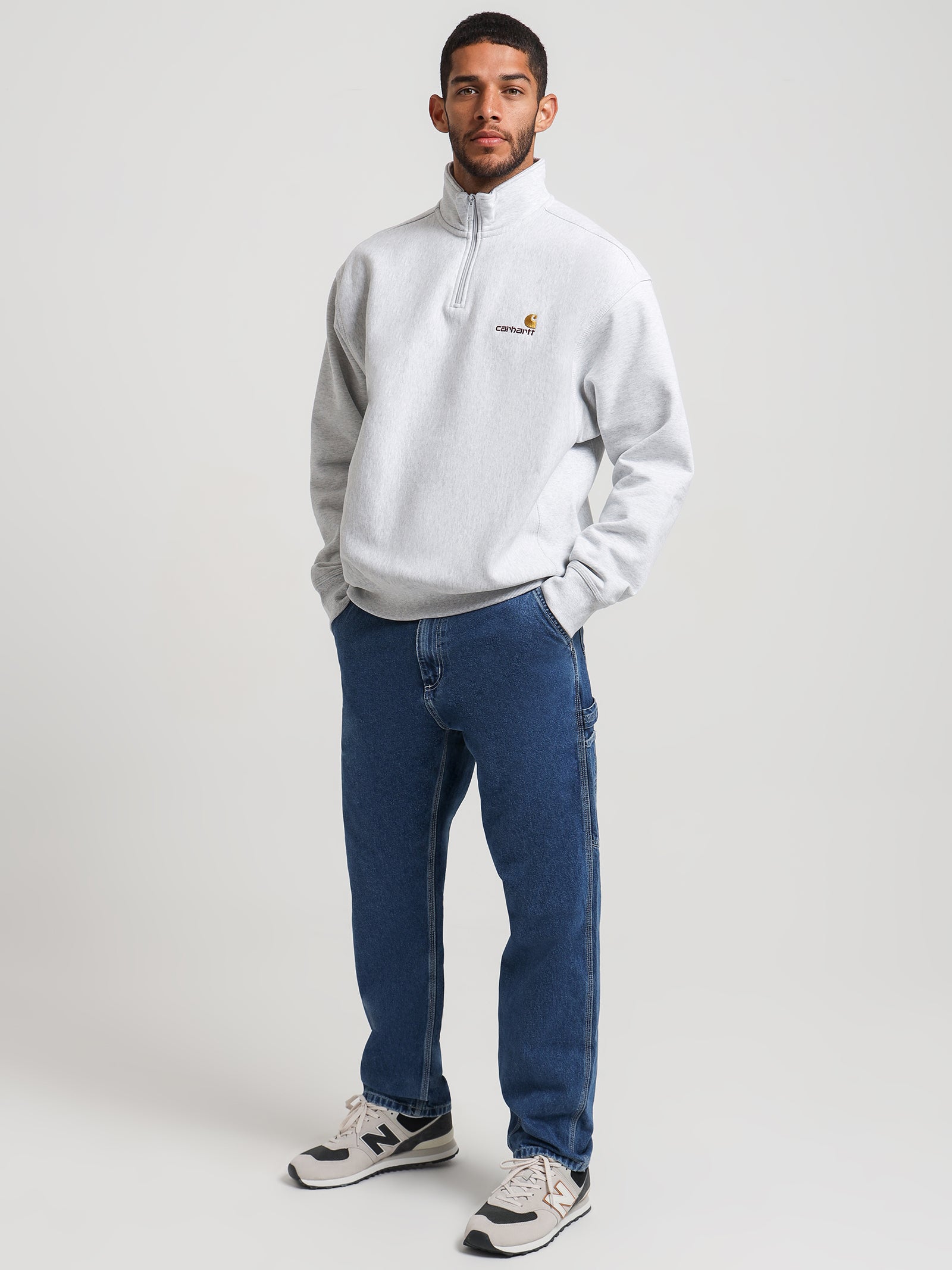Half Zip American Zip Sweat