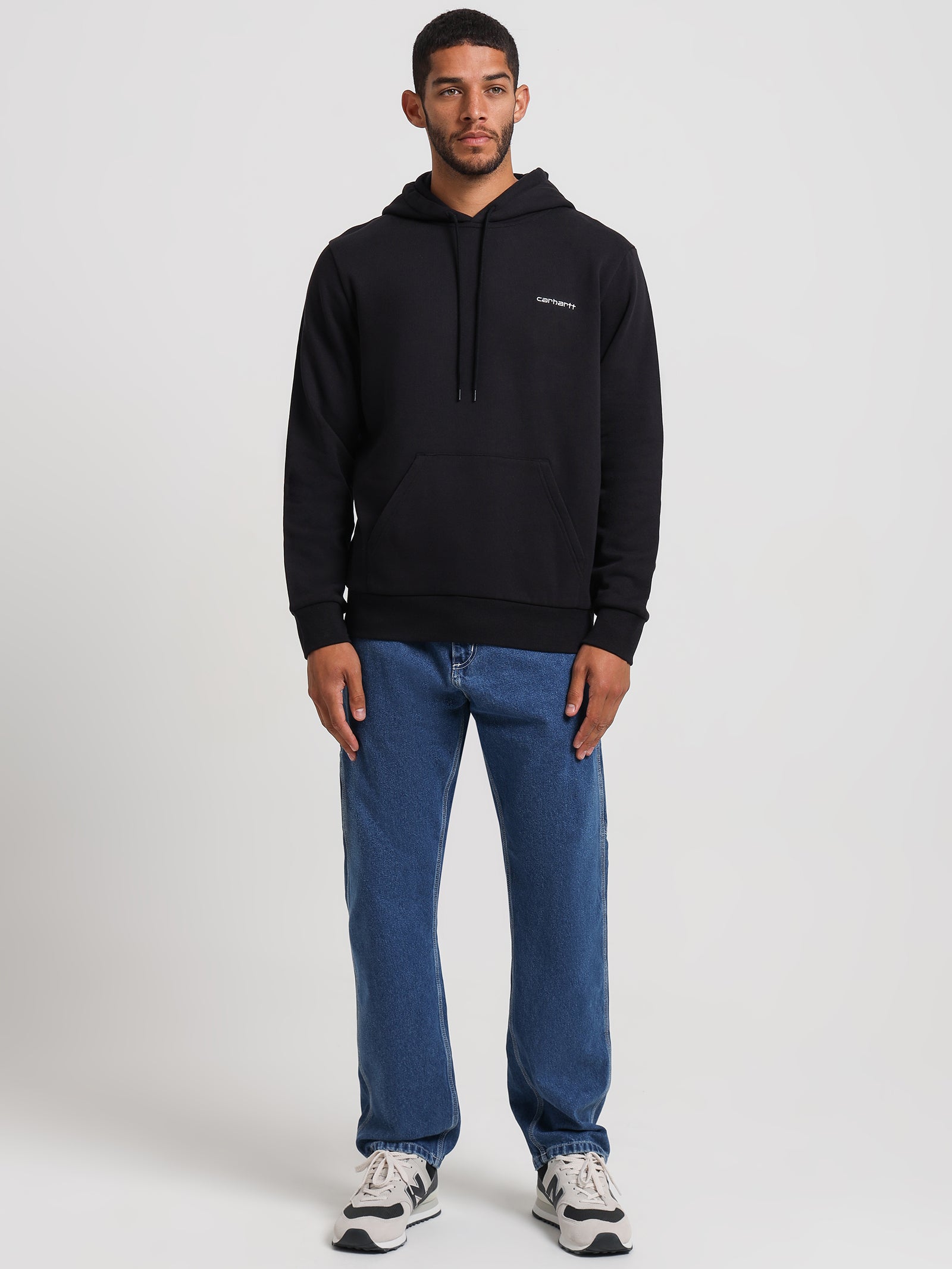 Script Embroidery Hoodie