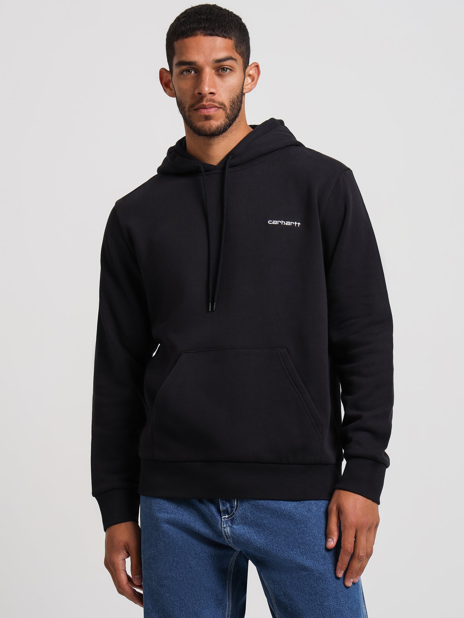 Script Embroidery Hoodie