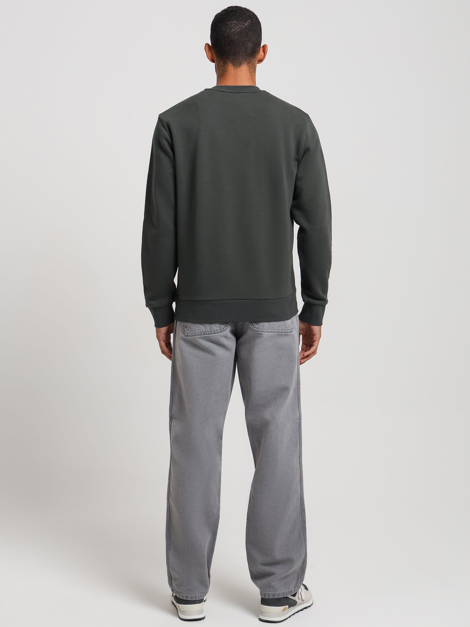 Script Embroidery Sweater