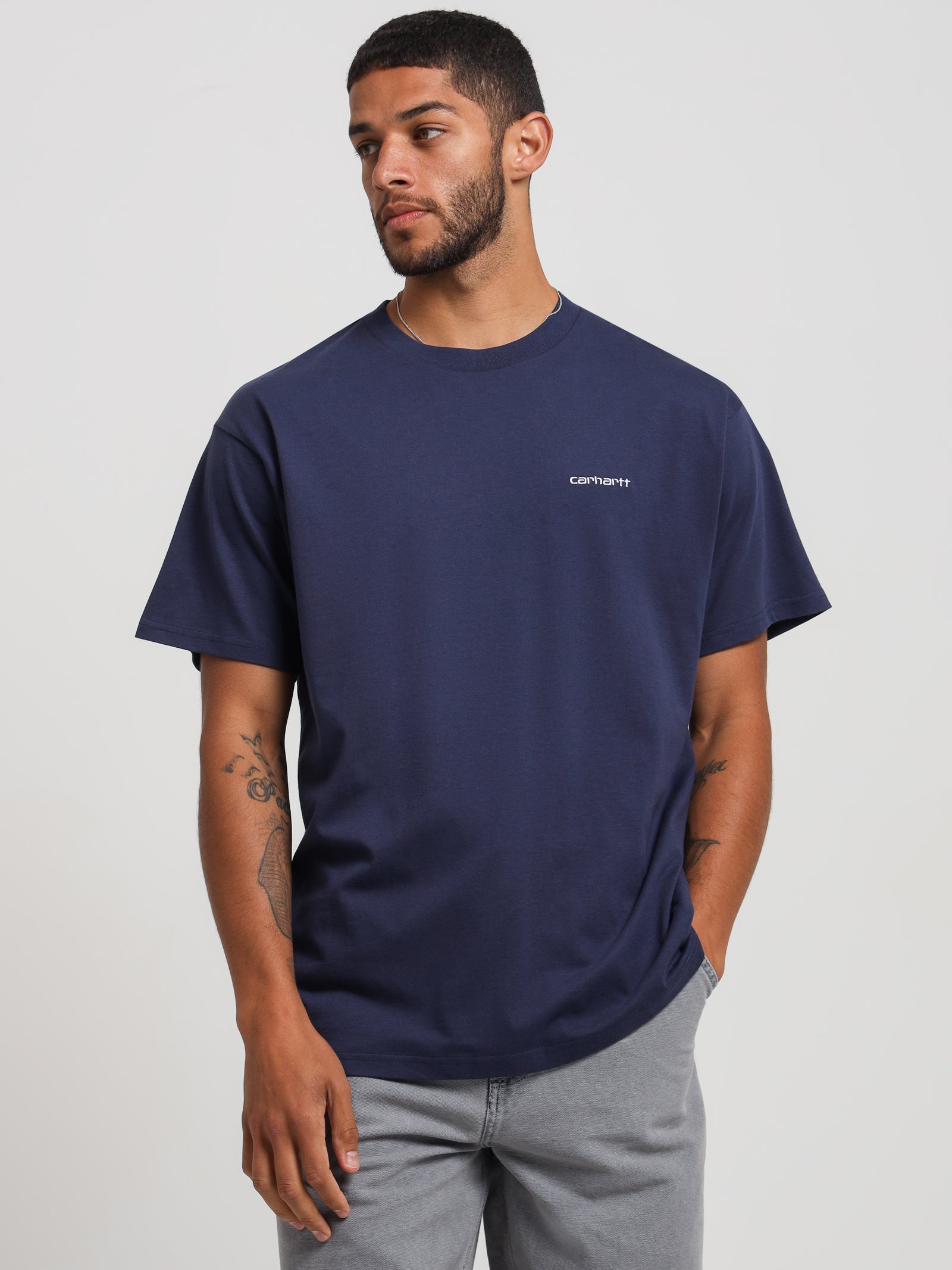 Script Embroidery T-Shirt