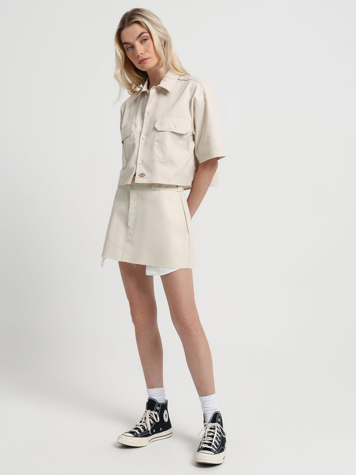 Dickies 1574 Cropped Shirt | Bone