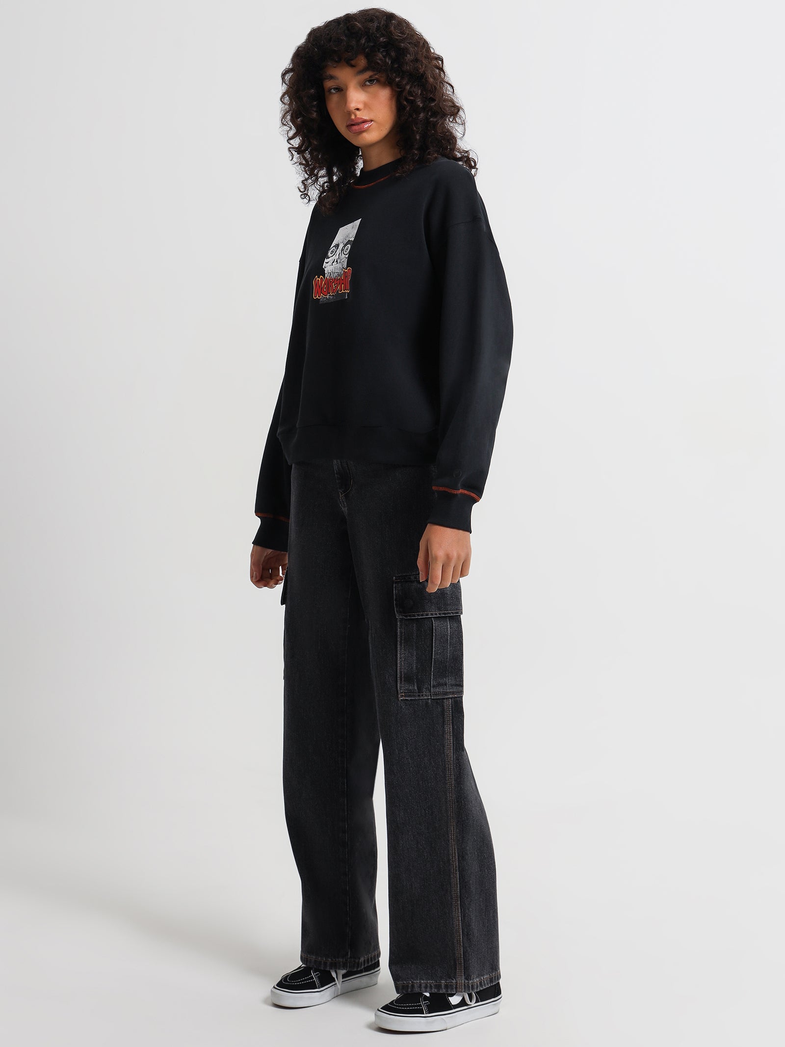 Worship Sloucher Cargo Jeans Volcanic A | Glue Store