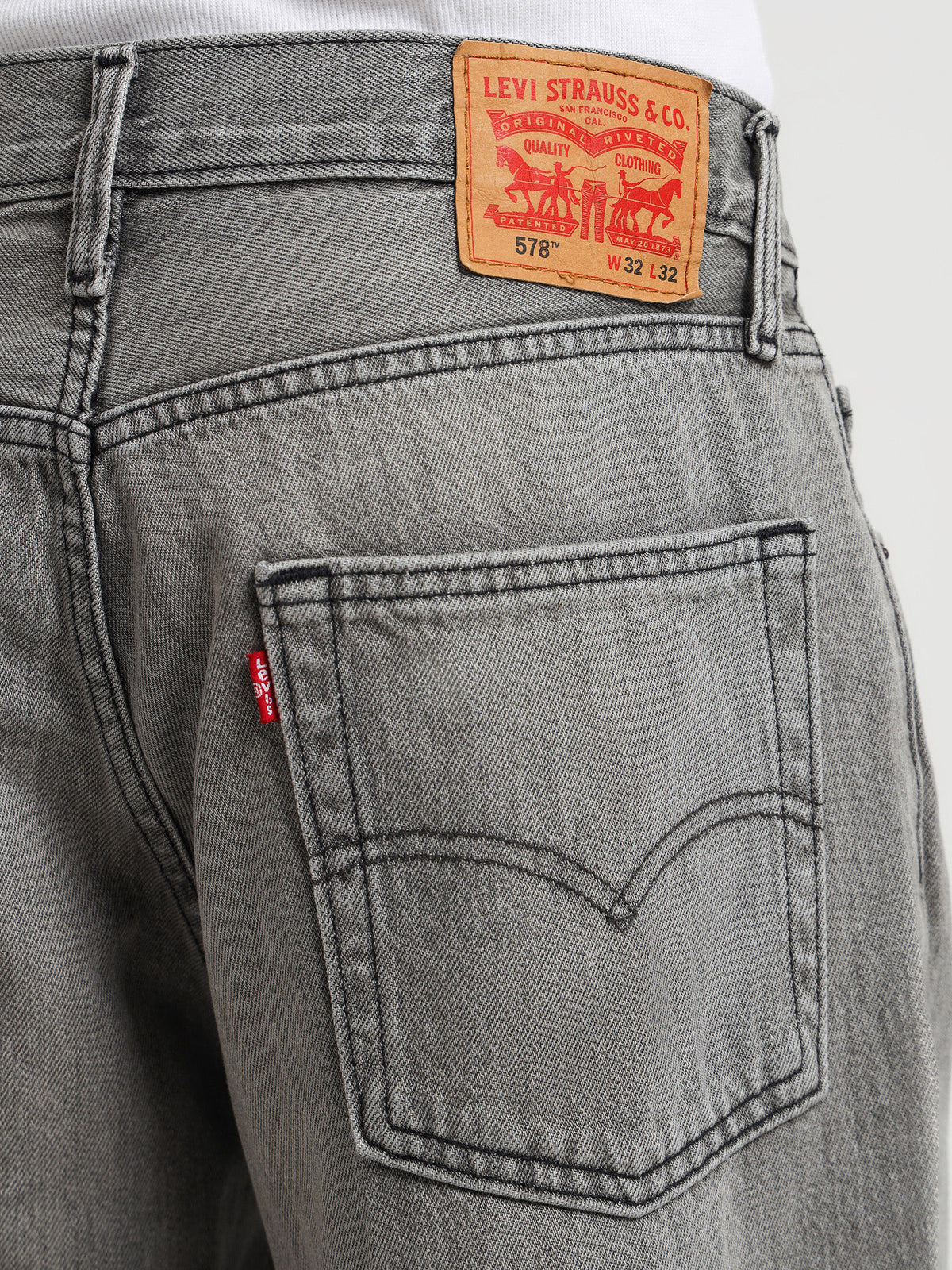 578 Baggy Jeans in Silver Silvertab