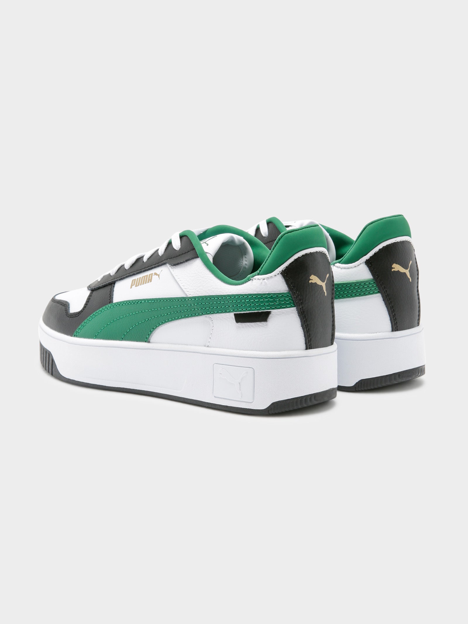 Puma Womens Carina Street Sneakers White/Black Glue Store