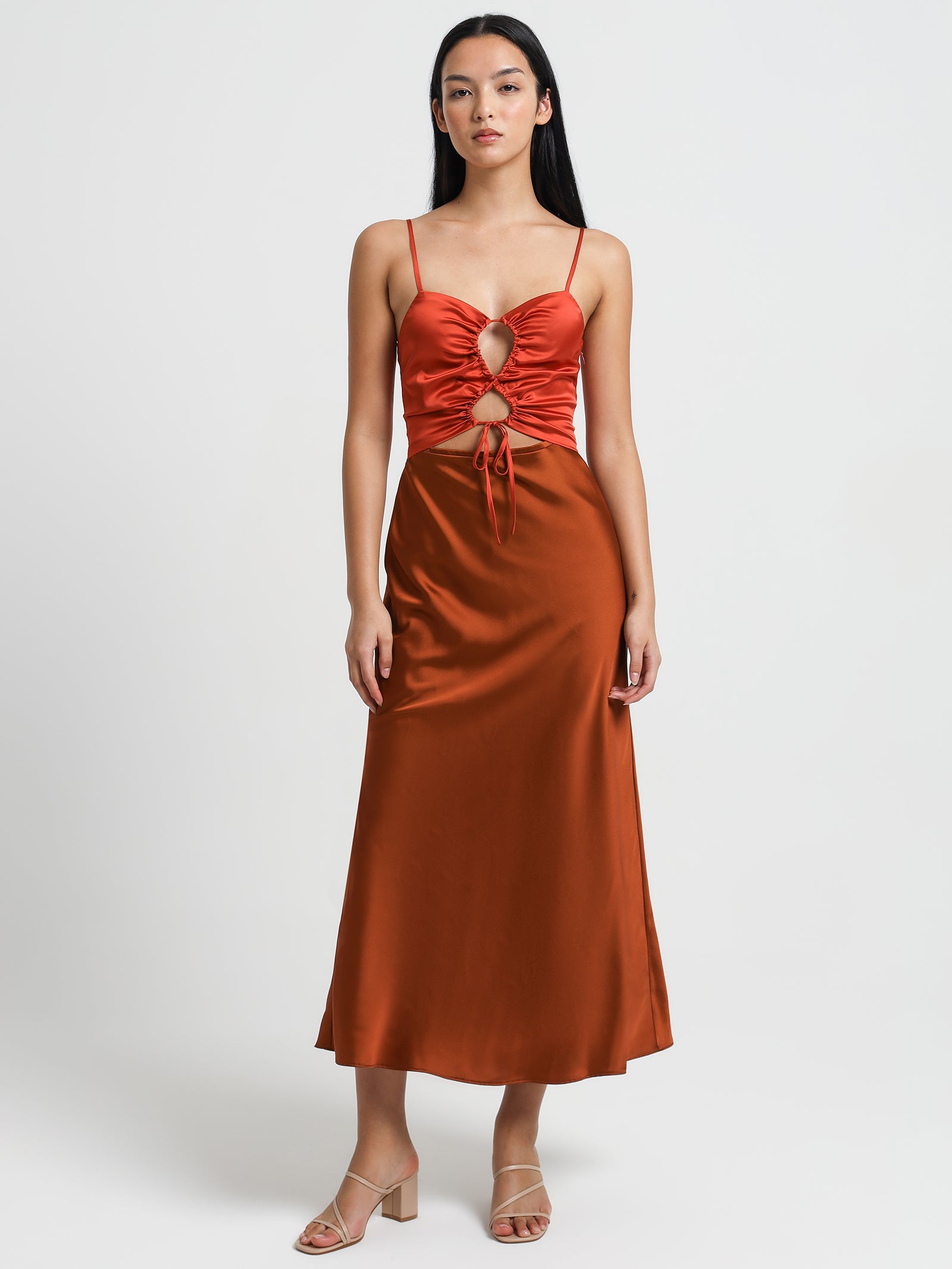 Lolita Colour Block Midi Dress