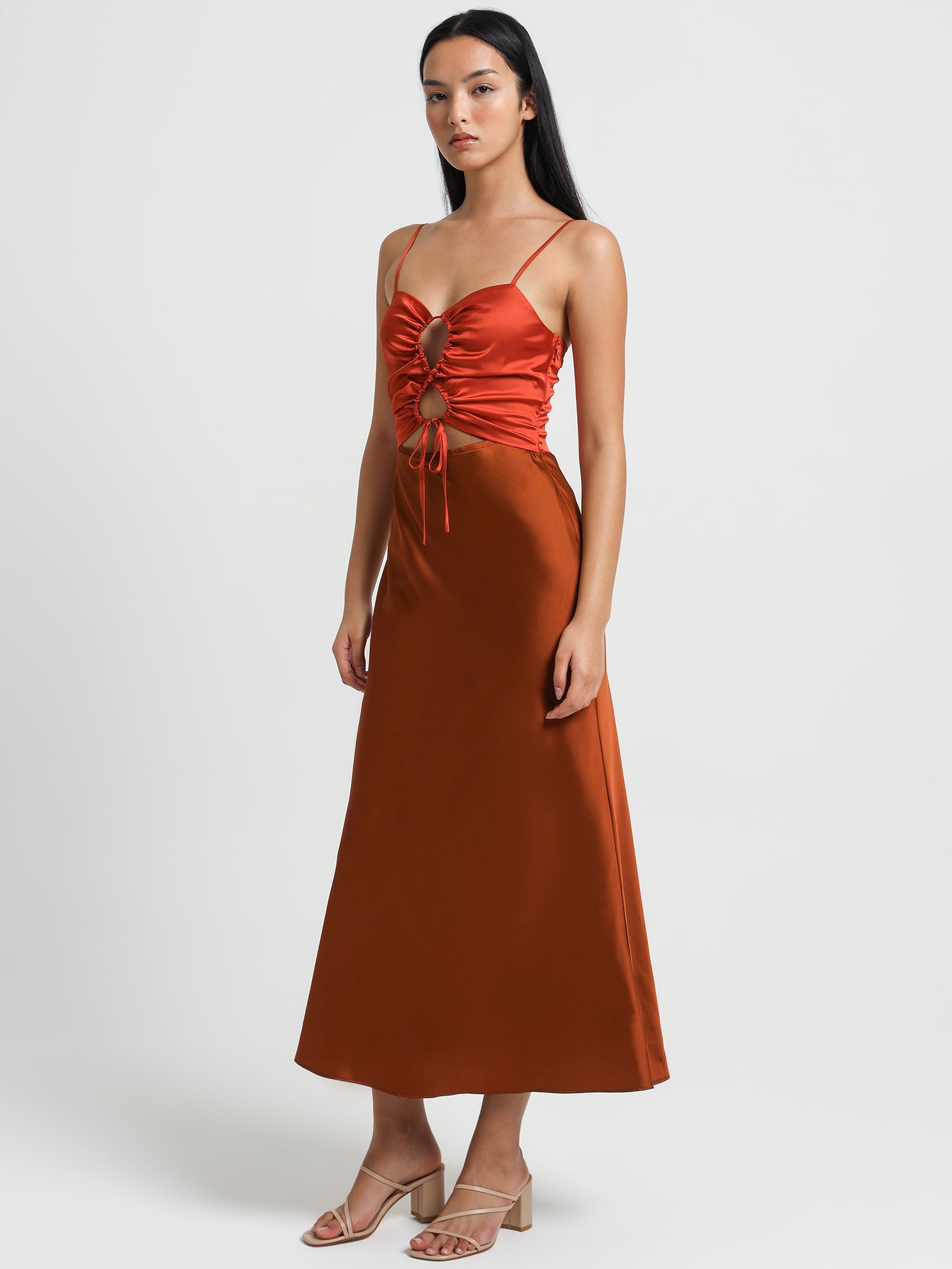 Lolita Colour Block Midi Dress