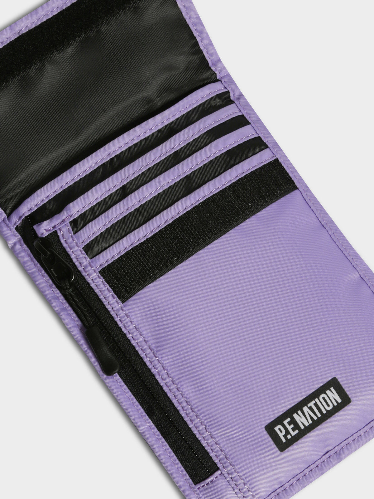 Qualifier Logo Pouch in Purple Light