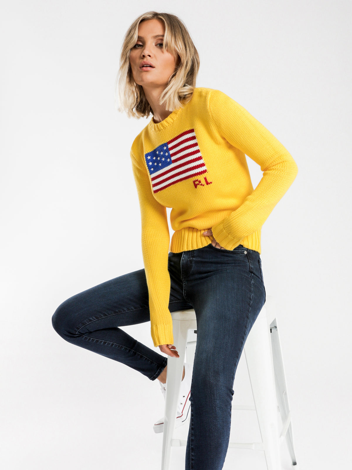 Flag Knit in Yellow
