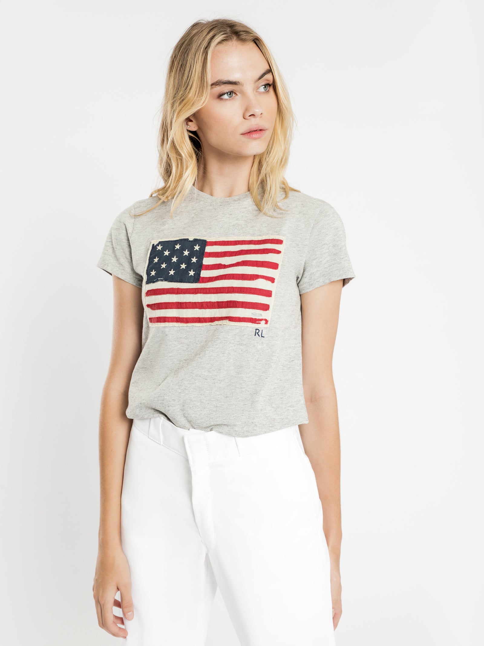 Polo Short Sleeve Flag T-Shirt