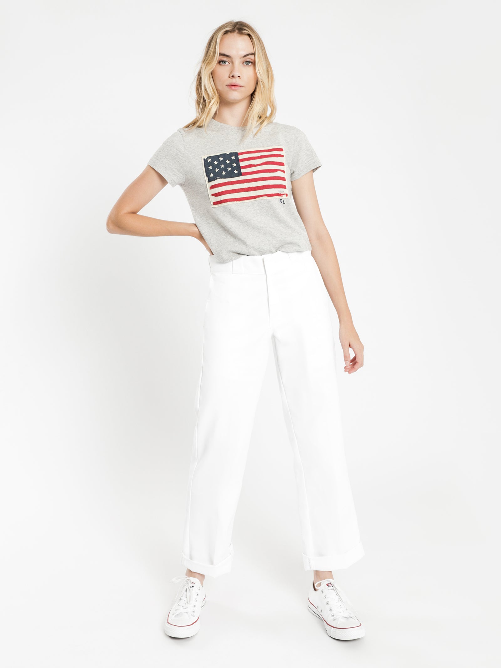 Polo Short Sleeve Flag T-Shirt