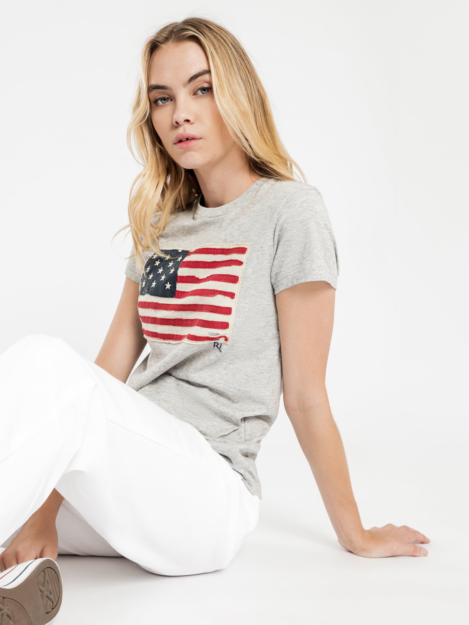 Polo Short Sleeve Flag T-Shirt