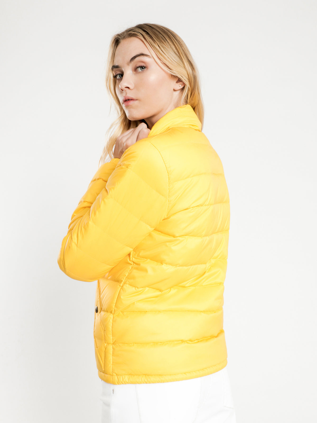 Padded Shell Jacket in Athletic Gold