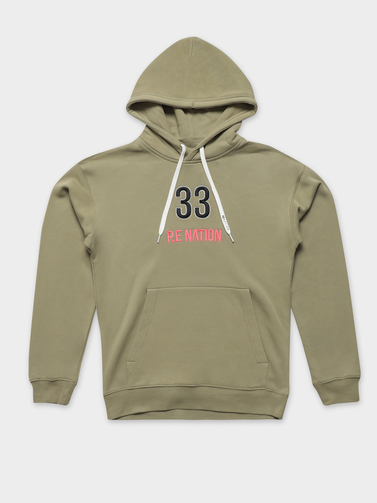 Double Team Hoodie in Olive Gray