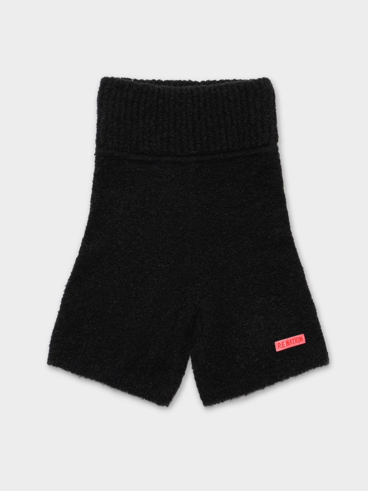 Triple Double Knit Shorts in Black