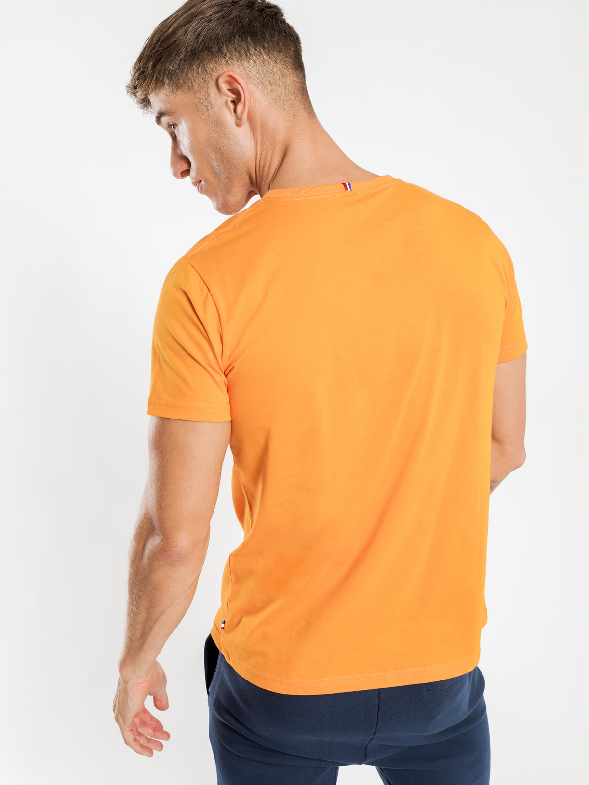 Essentiel Logo T-Shirt in Amber Orange