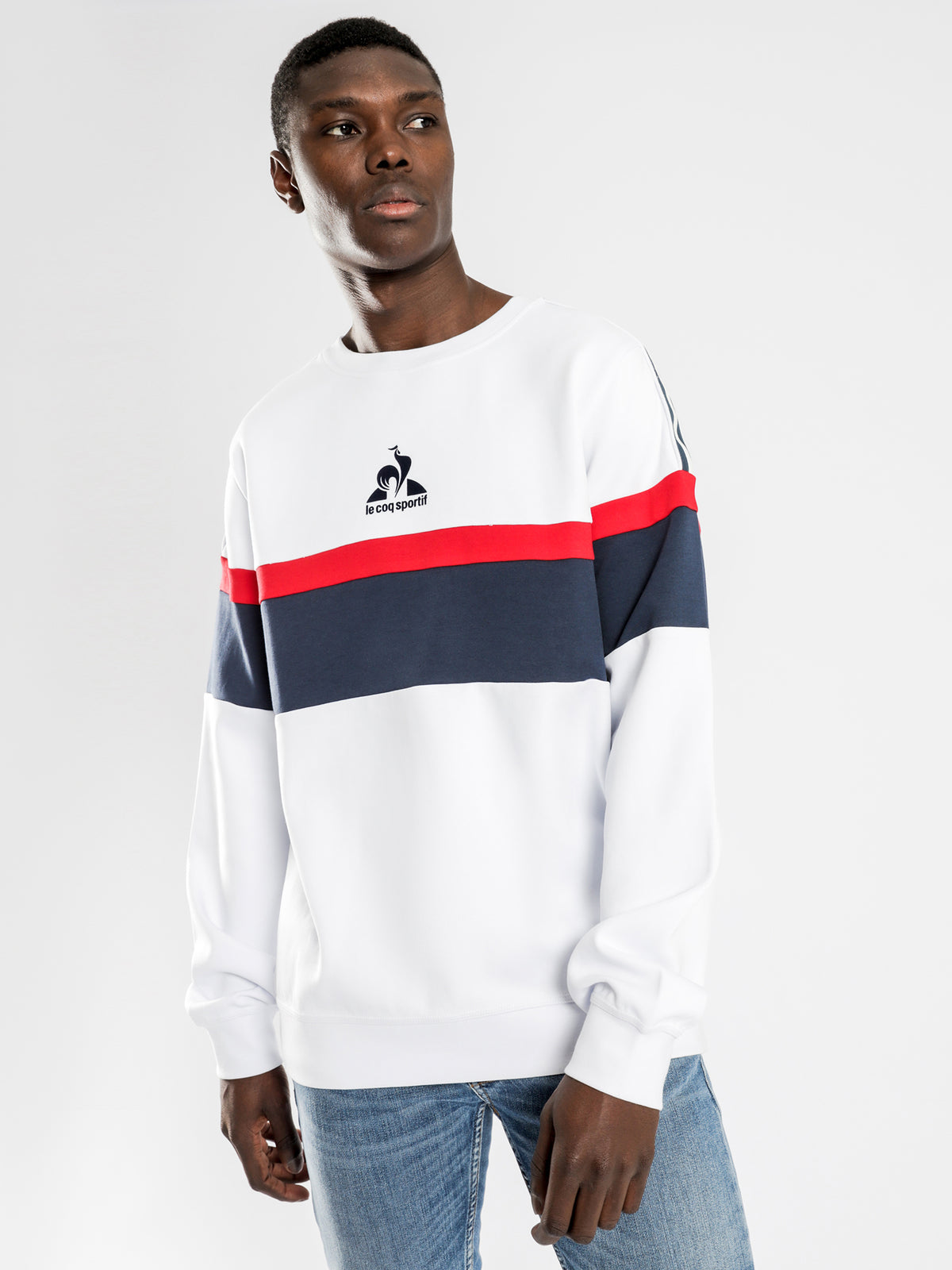 Delroy Pullover Sweat in White