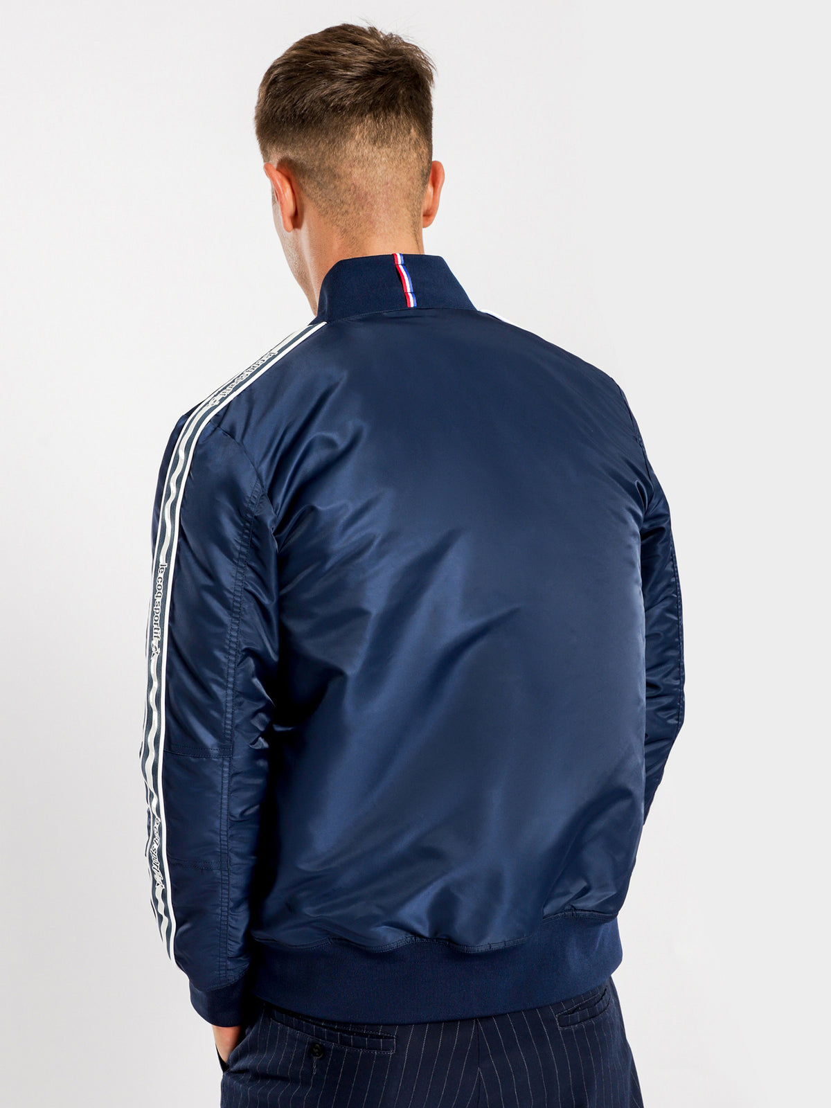 Le Coq Sportif Cabot Bomber Jacket | Dress Blues