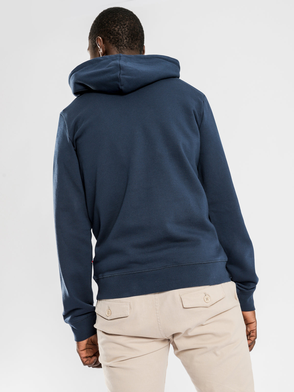 Labrit Hooded Sweater in Navy