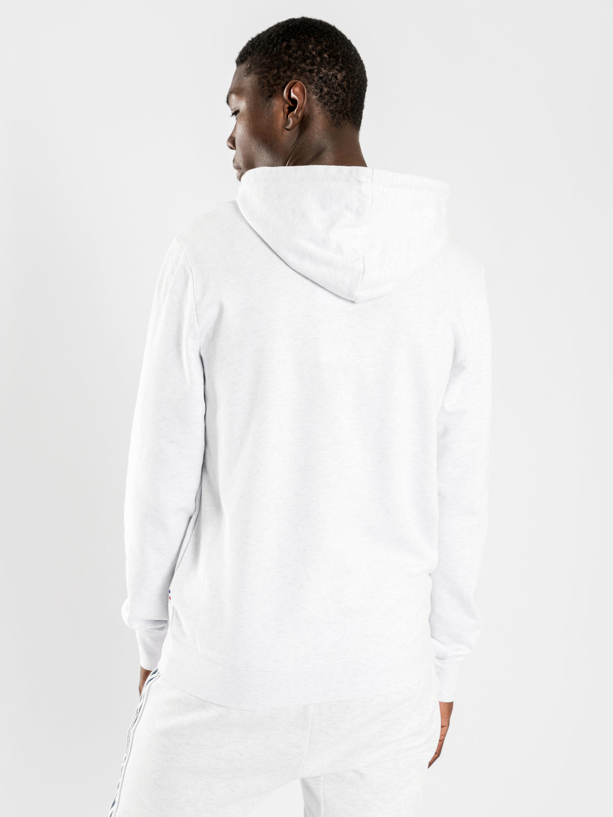 Labrit Hooded Sweater in Snow Marle