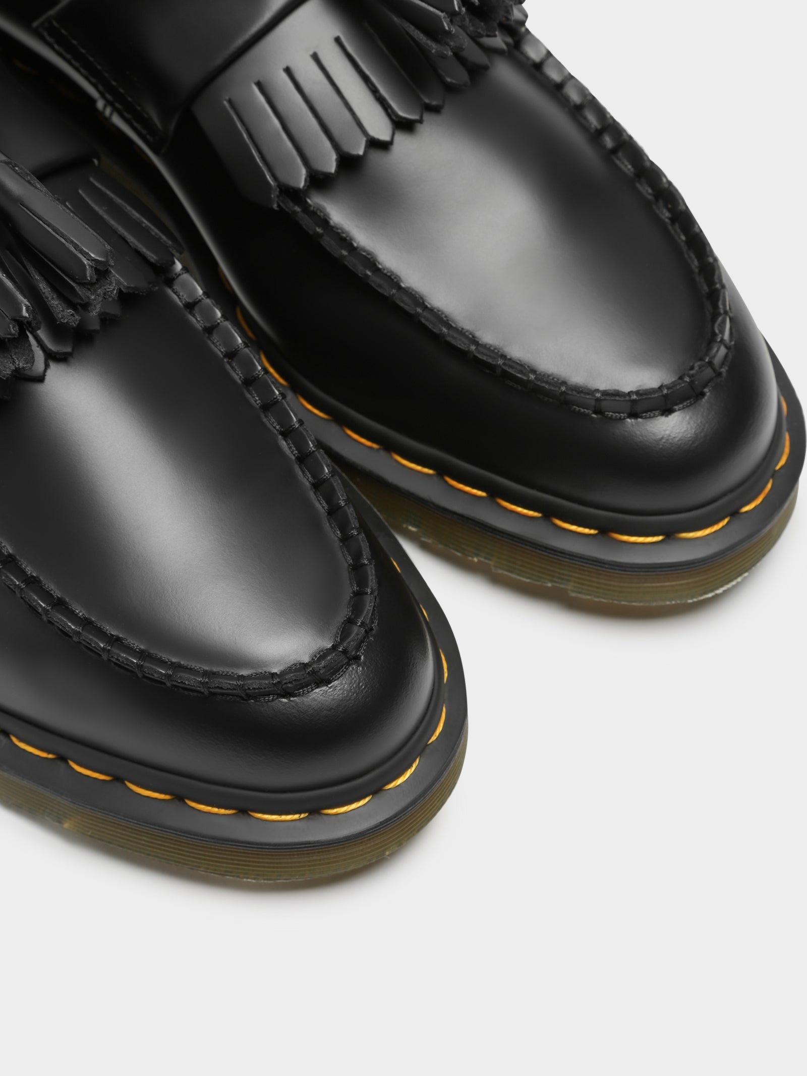 Dr Martens Unisex Adrian Tassel Loafers Black Glue Store