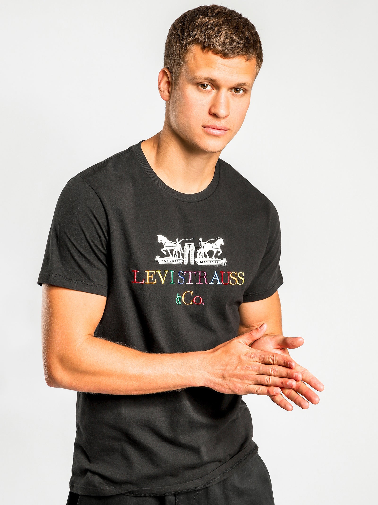 2 Horse Graphic T-Shirt