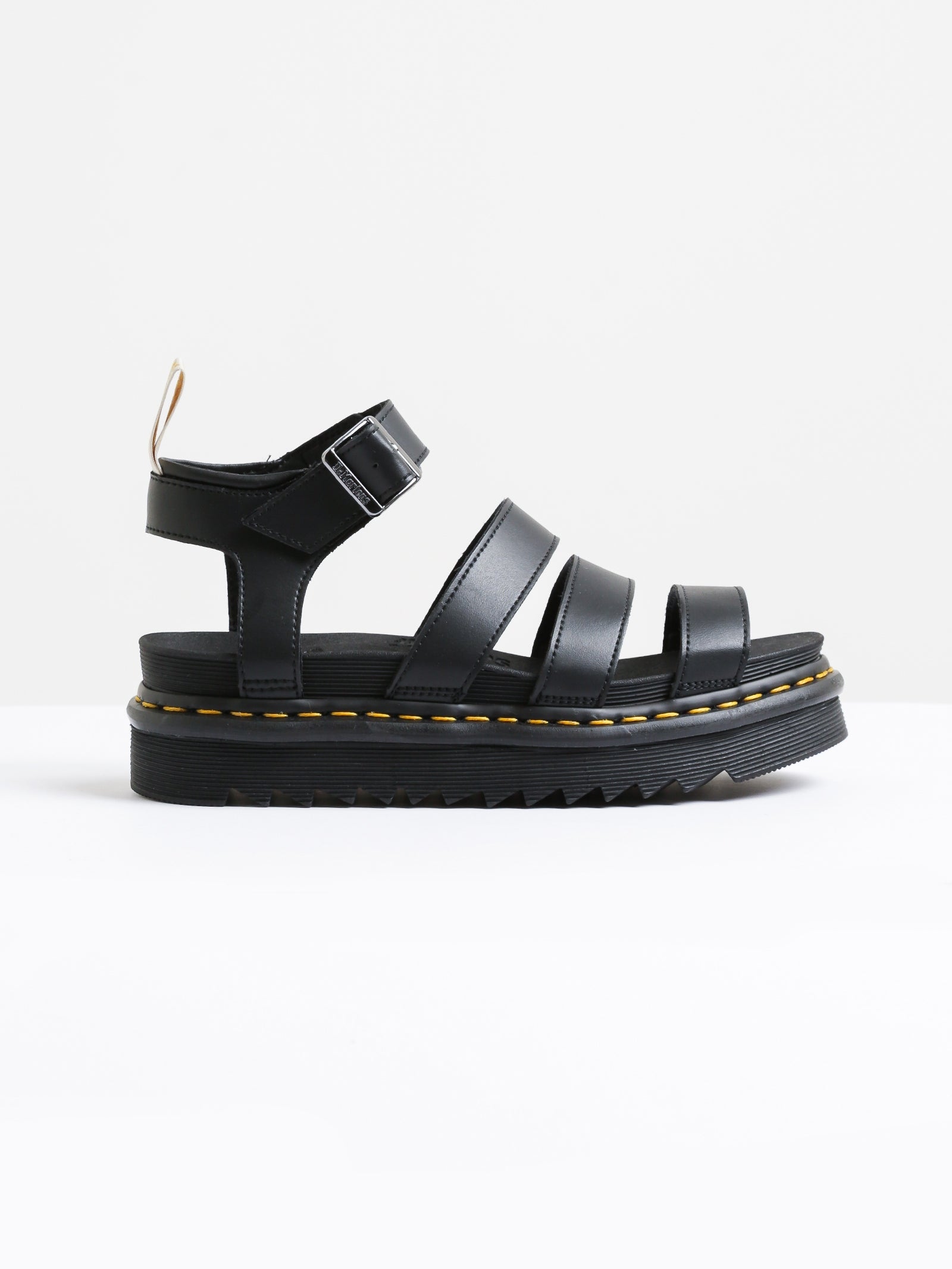 Dr Martens Womens V Blaire Chunky 3-Strap Sandal Black