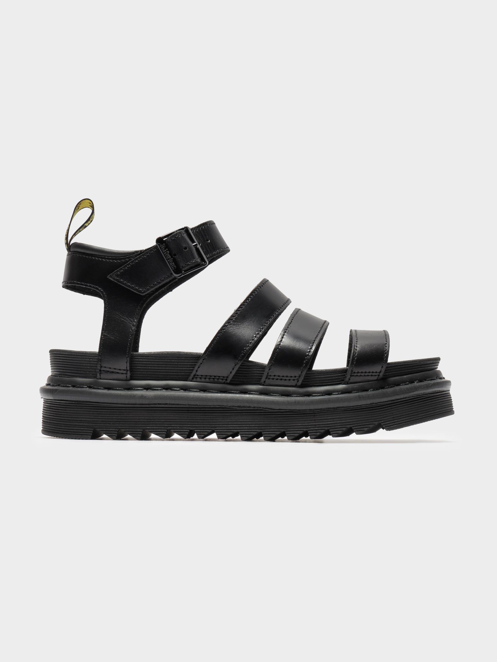 Dr Martens Womens Blaire Chunky Sandal Black Glue Store
